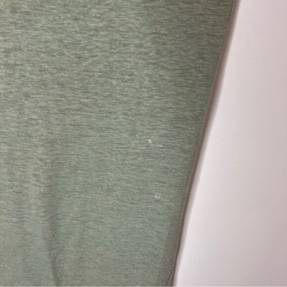 AERIE Midi Tank Dress Linen blend sleeveless Sage Green High Low hem Size S - Picture 12 of 15